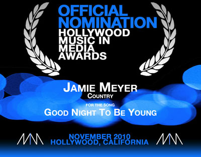 Jamie nominated - Hollywood Music In Media Awards